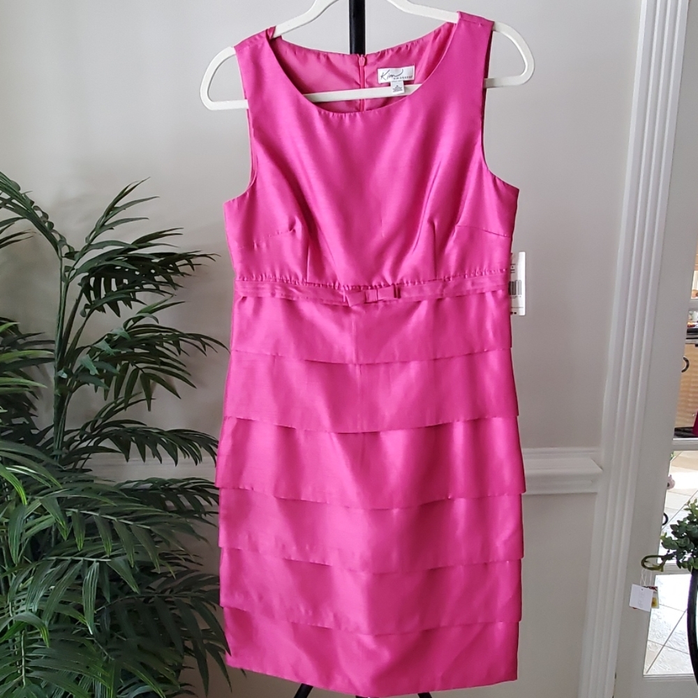 Kim Roger's Pink Fuschia  Dress Size 6 NWT